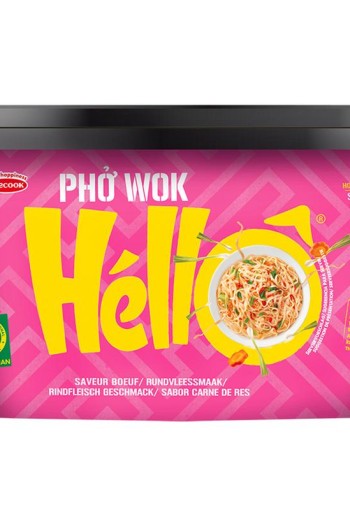 Hello Pho Instant pho wok rundvleessmaak glutenvrij (76 Gram)