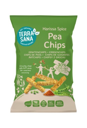 TerraSana Erwtenchips haris bio (75 Gram)