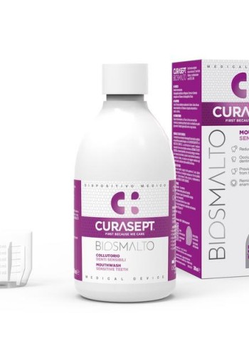 Curasept Biosmalto mondspoelmiddel gevoelige tanden (300 Milliliter)