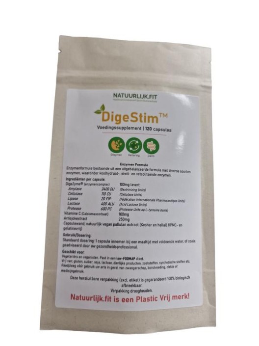 Natuurlijk.fit Digestim enzymen complex (120 Capsules)
