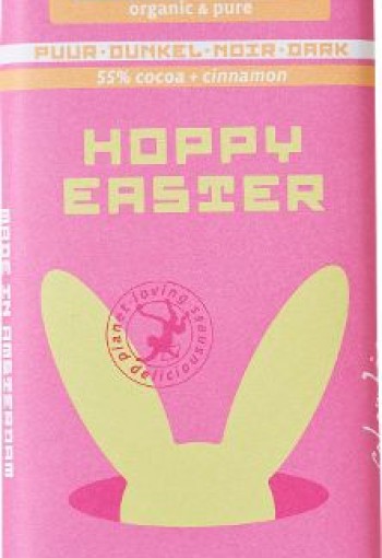 Chocolatemakers Hoppy easter puur bio (80 Gram)
