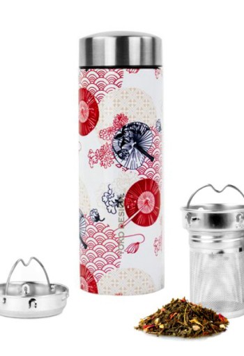 Yoko Drinkfles Japan & theefilter isotherm 350ml (1 Stuks)