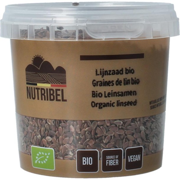 Nutribel Lijnzaad heel bio (200 Gram)