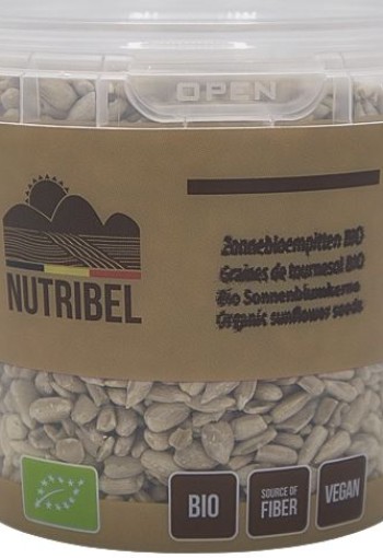 Nutribel Zonnebloempitten bio (200 Gram)