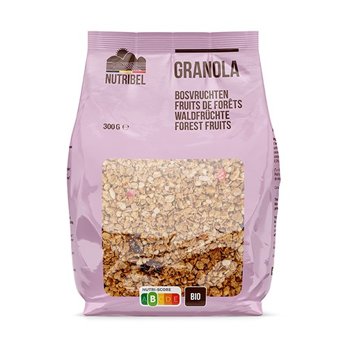 Nutribel Granola bosvruchten bio (300 Gram)