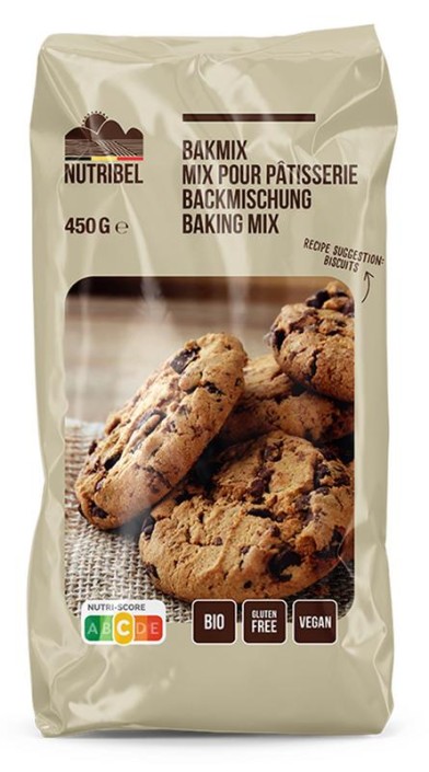 Nutribel Bakmix universeel glutenvrij bio (450 Gram)