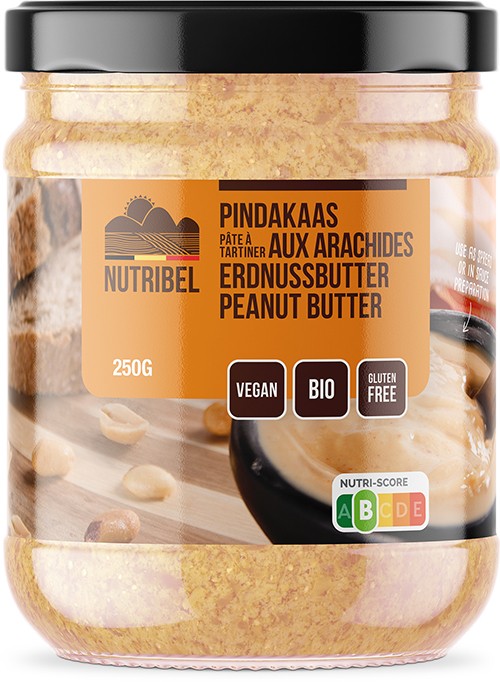 Nutribel Pindakaas bio (250 Gram)
