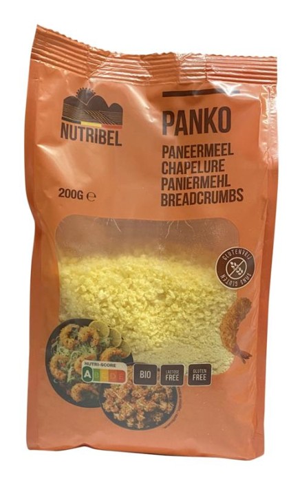 Nutribel Panko paneermeel glutenvrij bio (200 Gram)
