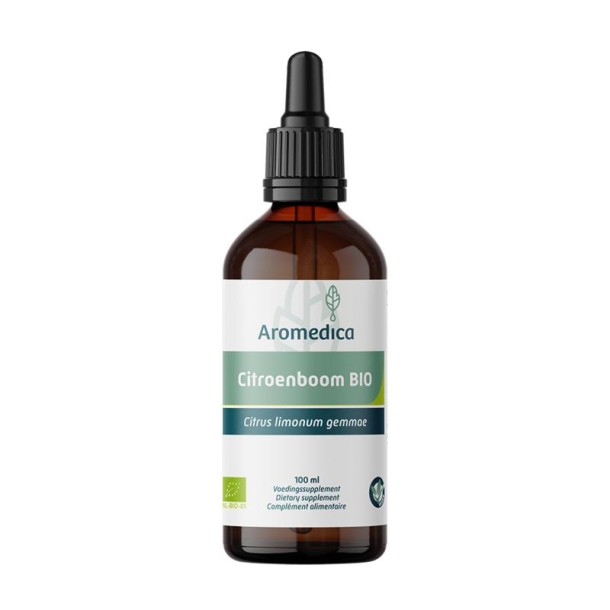 Aromedica Citroenboom gemmo tinctuur - Citrus limonum bio (100 Milliliter)