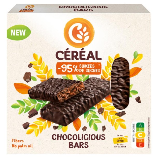 Cereal Chocolicious bars minder suikers (69 Gram)