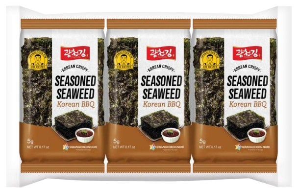 KC Nori Zeewier snack bbq 3x5gram (15 Gram)