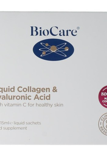 Biocare Collageen & hyaluron vloeibaar 14 x 15ml (1 Set)