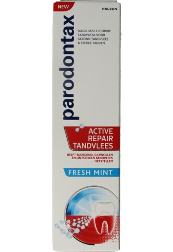 Parodontax Tandpasta active repair tandvlees fresh mint 75 Milliliter 