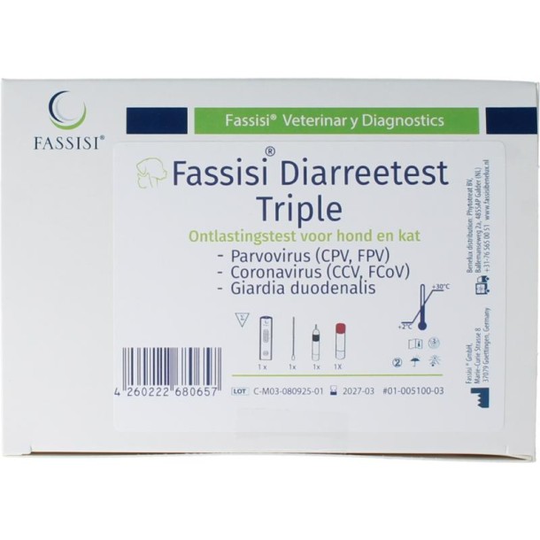 Fassisi Diarree sneltest triple (1 Stuks)