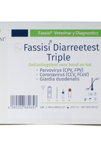 Fassisi Diarree sneltest triple (1 Stuks)