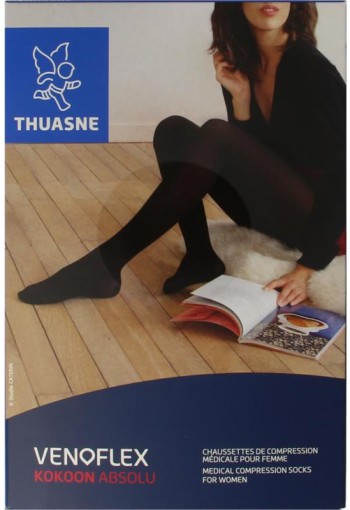 Thuasne Venoflex kokoon absolu kniekousen dames honing mt4 (1 Paar)