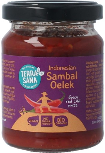 Terrasana Sambal oelek bio (90 Gram)