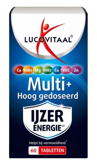 Lucovitaal Multi+ hoog gedoseerd (60 Tabletten)