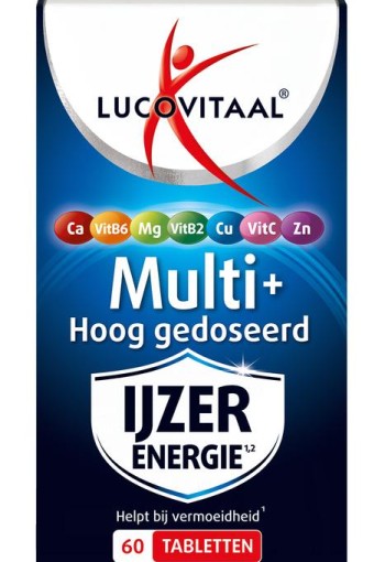 Lucovitaal Multi+ hoog gedoseerd (60 Tabletten)