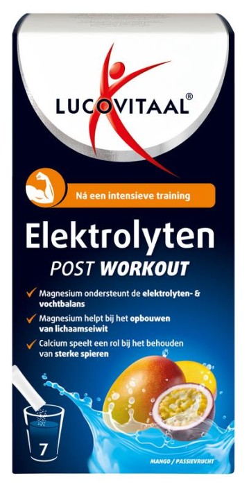 Lucovitaal Elektrolyten post workout (7 Sachets)