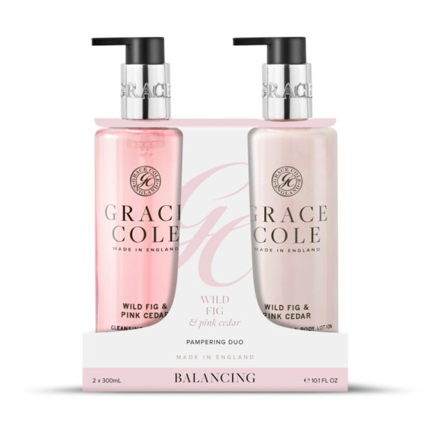 Grace Cole Wild fig & cedar handcare duo (2 Stuks)