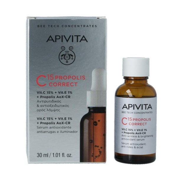 APIVITA C15 Propolis correction serum (30 Milliliter)