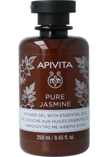 Apivita Showergel pure jasmine (250 Milliliter)