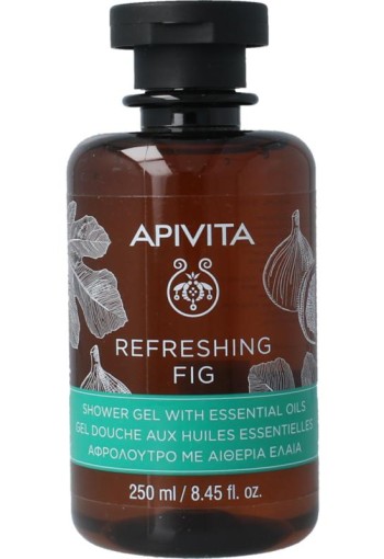 Apivita Showergel refreshing fig (250 Milliliter)