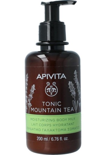 Apivita Tonic mountain tea bodymilk (200 Milliliter)