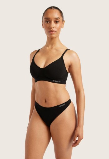 Boody Wireless t-shirt bra zwart S (1 Stuks)