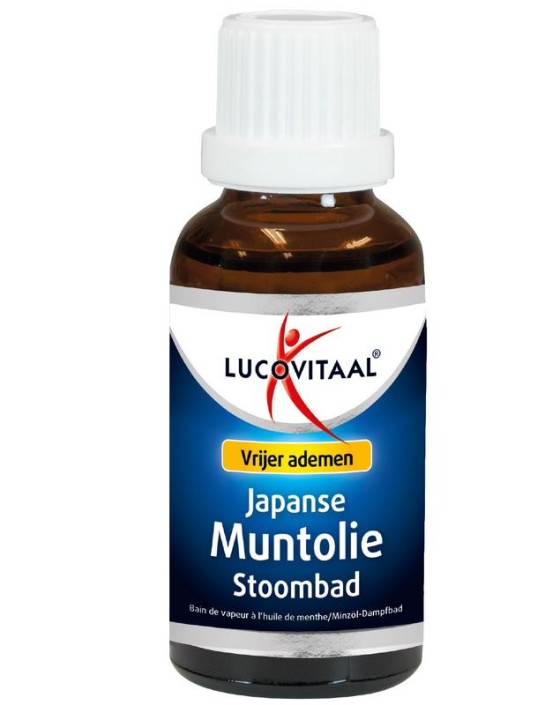 Lucovitaal Japanse muntolie stoombad (30 Milliliter)