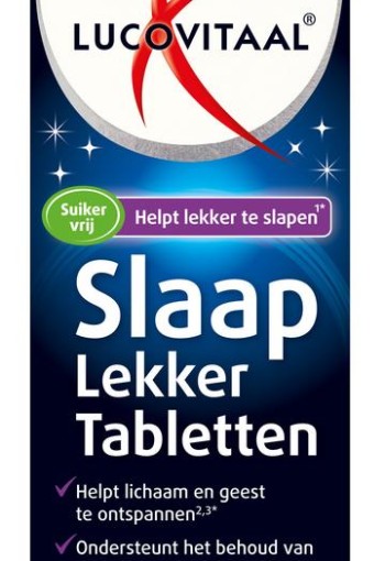 Lucovitaal Slaap lekker (30 Tabletten)