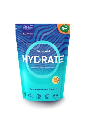 Orangefit Hydrate elektrolytenpoeder (300 Gram)