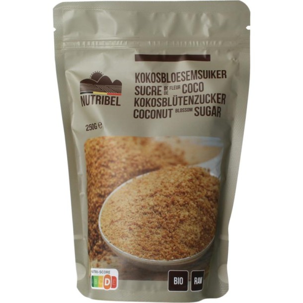 Nutribel Kokosbloesemsuiker raw bio (250 Gram)