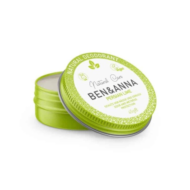 Ben & Anna Natural deodorant creme persian lime (45 Gram)