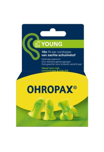 Ohropax Oordopjes young (10 Stuks)