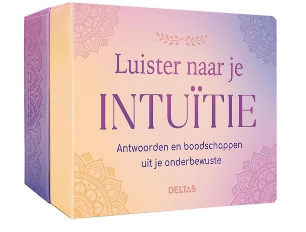 Deltas Luister naar je intuitie orakel kaarten (1 set)