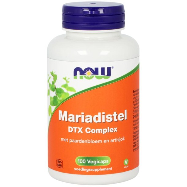 NOW Mariadistel dtx complex (100 Vegetarische capsules)