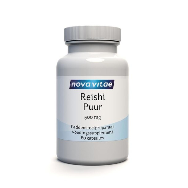 Nova Vitae Reishi puur 500mg (60 Capsules)