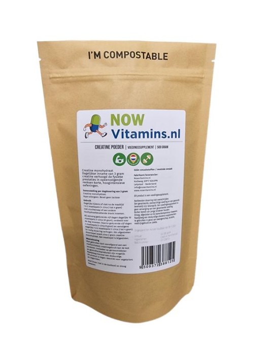 Nowvitamins.nl Creatine monohydraat (250 Gram)