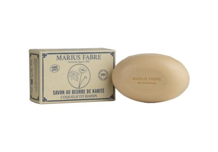 Marius Fabre Zeep ovaal papaver druif (150 Gram)