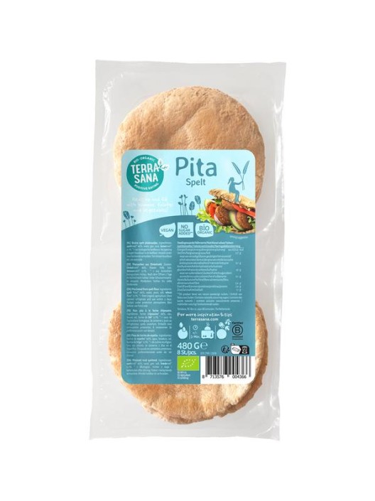 TerraSana Pitabrood spelt bio (480 Gram)