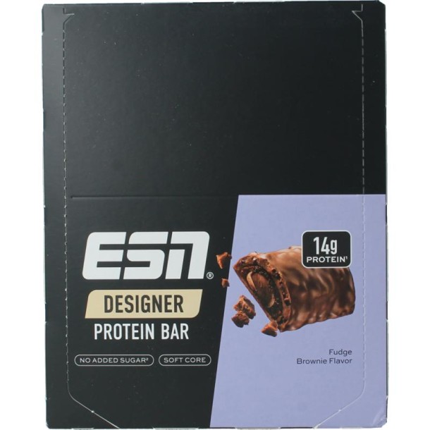 ESN Fudge brownie bar 45g (12 Stuks)