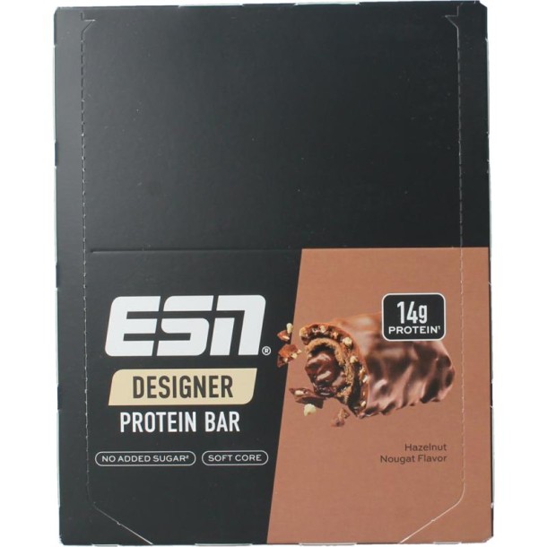 ESN Hazelnut nougat bar 45g (12 Stuks)