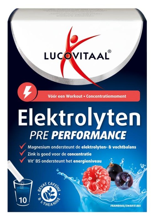 Lucovitaal Elektrolyten pre performance sachets (10 Sachets)