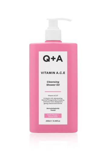 Q+A Showeroil cleansing vitamine A E C (250 Milliliter)