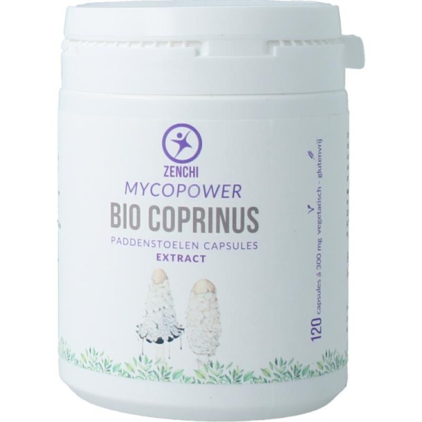 Mycopower BIO Coprinus extract bio (120 Capsules)