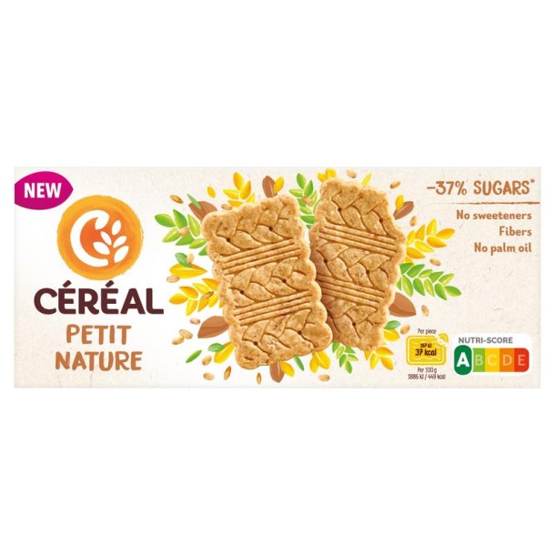 Cereal Petit nature minder suiker zonder zoetstoffen (200 Gram)
