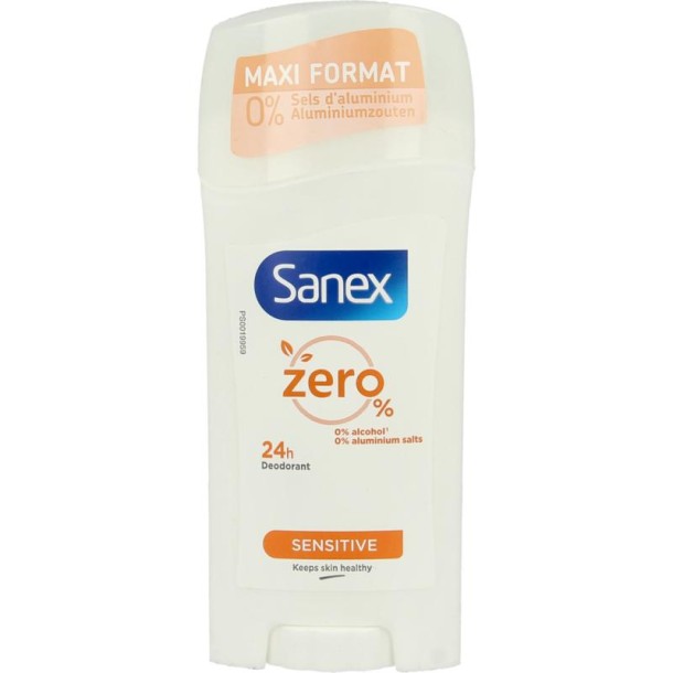 Sanex Deodorant stick zero % sensitive 65 Milliliter