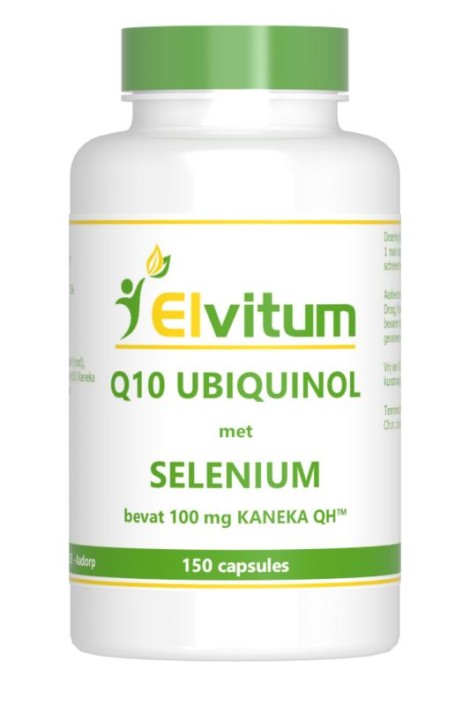 Elvitum Co-Q10 ubiquinol met selenium (150 Capsules)